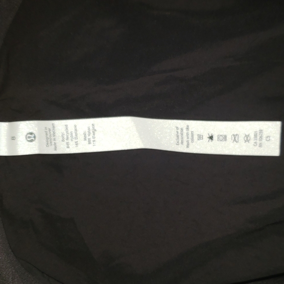 Lululemon Fast & Free Black Windbreaker 8 nwt - Picture 3 of 8
